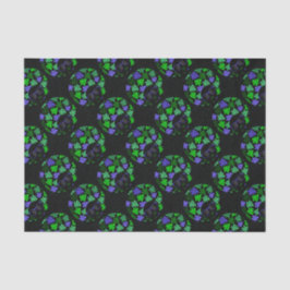 Afro Diva Groen & Blauw Tissuepapier