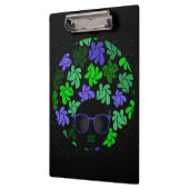 Afro Diva groene en blauwe klembord (Links)