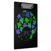 Afro Diva groene en blauwe klembord (Rechts)