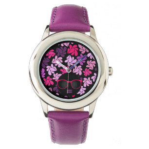 Afro Diva Paars Lavender Watch Horloge