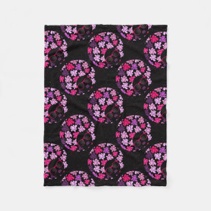 Afro Diva Roze Fleece Deken