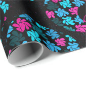 Afro Diva Turquoise & Hot Pink Cadeaupapier (Rol Hoek)