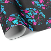 Afro Diva Turquoise & Hot Roze Cadeaupapier (Rol Hoek)