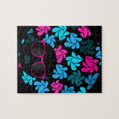 Afro Diva Turquoise & Hot Roze Legpuzzel (Horizontaal)