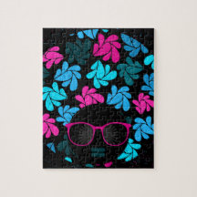 Afro Diva Turquoise & Hot Roze