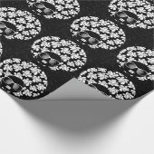 Afro Diva Zwart & Wit Cadeaupapier (Hoek)