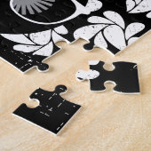 Afro Diva Zwart & Wit Legpuzzel (Zijkant)