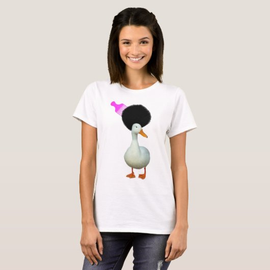 Afro Duck T-shirt (Voorkant volledig)