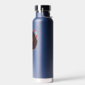 Afro Eenhoorn Candy Cane Heart Holiday Waterfles (Links)