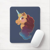 afro-eenhoorn | De Goddelijke Eenhoorn Muismat (Met muis)