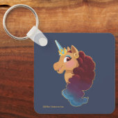 afro-eenhoorn | De Goddelijke Eenhoorn Sleutelhanger (Voorkant)