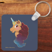 afro-eenhoorn | De Goddelijke Eenhoorn Sleutelhanger (Achterkant)