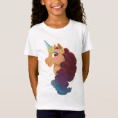 afro-eenhoorn | De Goddelijke Eenhoorn T-shirt (Voorkant)