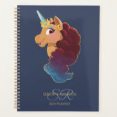 Afro Eenhoorn | Divine de Eenhoorn Planner (Voorkant)