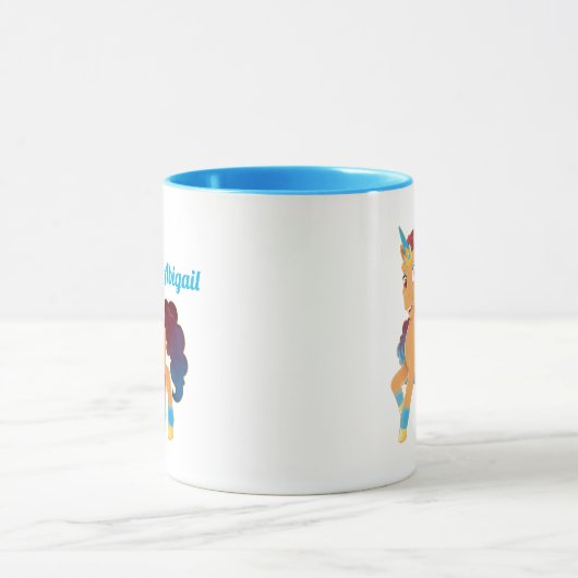 afro-eenhoorn | Divine Prancing Mok (Midden)