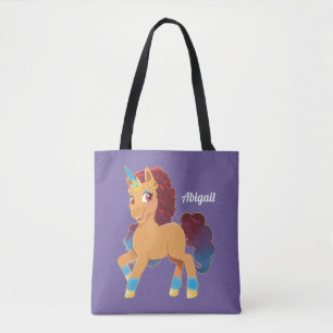 afro-eenhoorn   Divine Prancing Tote Bag
