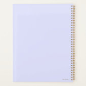 Afro Eenhoorn Fierce Hart Ontwerp Planner (Achterkant)