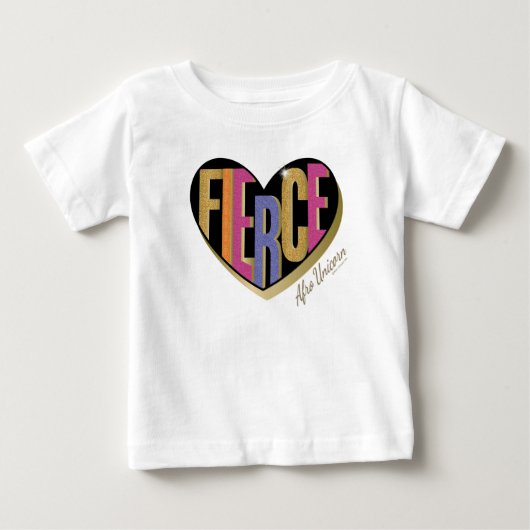 Afro Eenhoorn Fierce Heart Design (Voorkant)