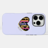 Afro Eenhoorn Fierce Heart Design Case-Mate iPhone Case (Achterkant (horizontaal))