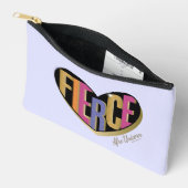 Afro Eenhoorn Fierce Heart Design Etui (Open)