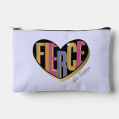 Afro Eenhoorn Fierce Heart Design Etui (Voorkant)