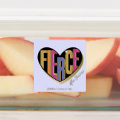 Afro Eenhoorn Fierce Heart Design Labels (Aangebracht)