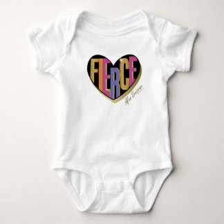 Afro Eenhoorn Fierce Heart Design Romper