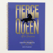 Afro Eenhoorn Fierce Koningin Planner (Voorkant)