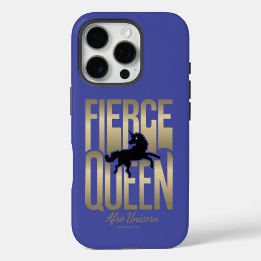 Afro Eenhoorn Fierce Queen Case-Mate iPhone Case (Achterkant)