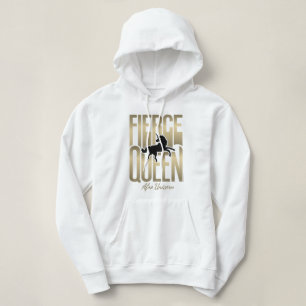 Afro Eenhoorn Fierce Queen Hoodie