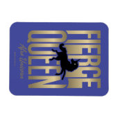 Afro Eenhoorn Fierce Queen Magneet (Horizontaal)