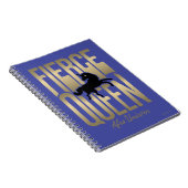 Afro Eenhoorn Fierce Queen Notitieboek (Rechterzijde)