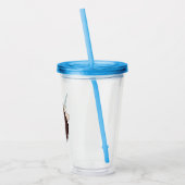 afro-eenhoorn | goddelijk acryl drinkbeker (Links)