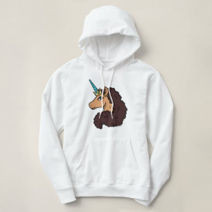 afro-eenhoorn goddelijk hoodie