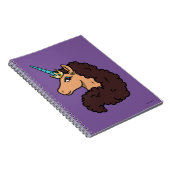 afro-eenhoorn | goddelijk notitieboek (Rechterzijde)