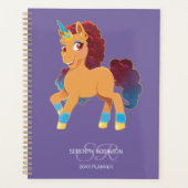 Afro Eenhoorn | Goddelijk Pronken Planner (Voorkant)