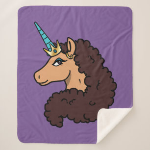 afro-eenhoorn   goddelijk sherpa deken