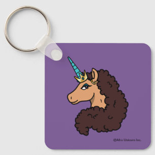 afro-eenhoorn   goddelijk sleutelhanger