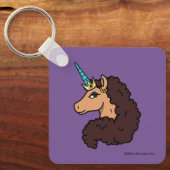 afro-eenhoorn | goddelijk sleutelhanger (Voorkant)