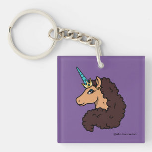 afro-eenhoorn   goddelijk sleutelhanger