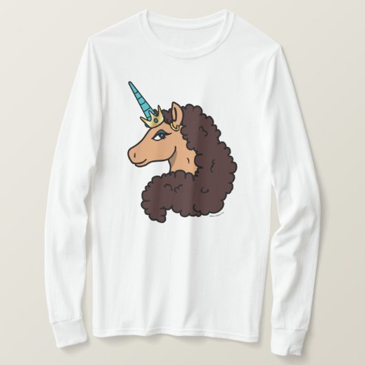 afro-eenhoorn | goddelijk t-shirt (Design voorkant)