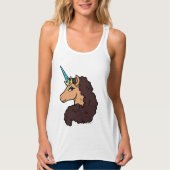 afro-eenhoorn | goddelijk tanktop (Voorkant)