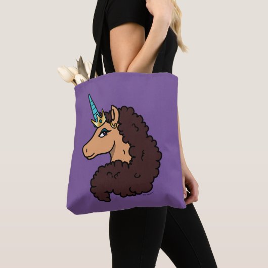 afro-eenhoorn | goddelijk tote bag (Dichtbij)