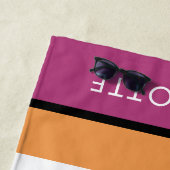 Afro Eenhoorn Living the Dream Design Strandlaken (In situ)