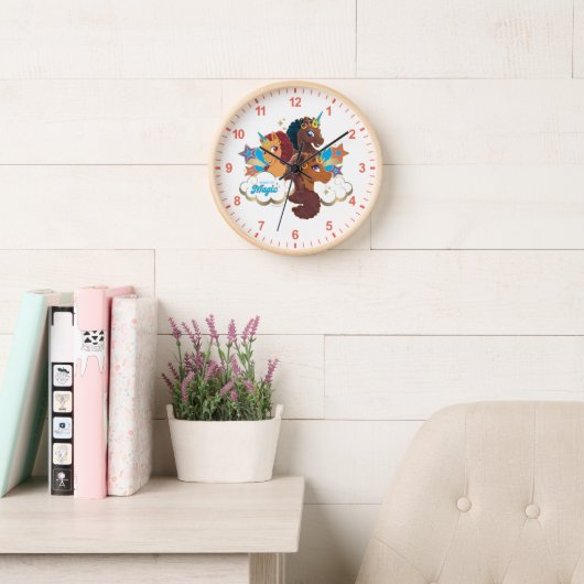 Afro Eenhoorn "Made of Magic" Trio Design (Leeskamer)