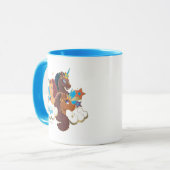 Afro Eenhoorn "Made of Magic" Trio Design Mok (Voorkant links)