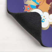 Afro Eenhoorn "Made of Magic" Trio Design Muismat (Hoek)