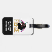 afro-eenhoorn | Magisch - altijd fel Bagagelabel (Achterkant horizontaal)