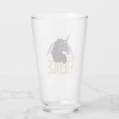 afro-eenhoorn | Magisch - altijd fel Glas (Achterkant)