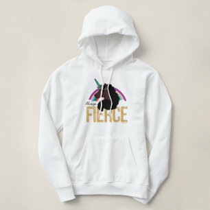 afro-eenhoorn Magisch - altijd fel Hoodie